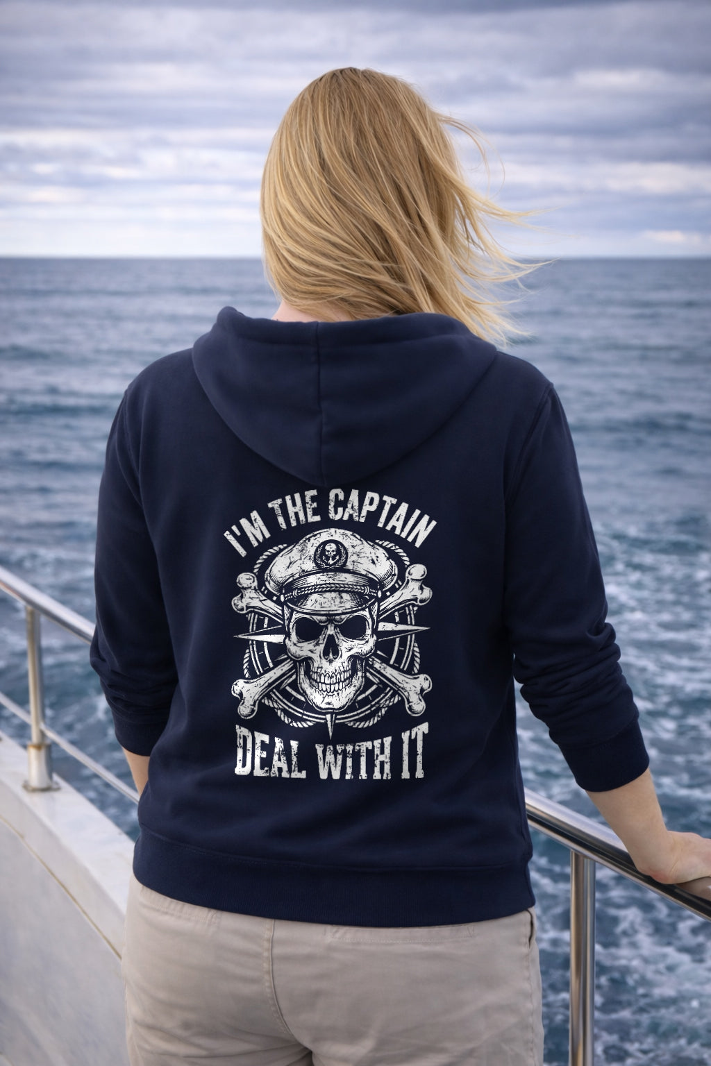 I’m the Captain Deal With It Hoodie