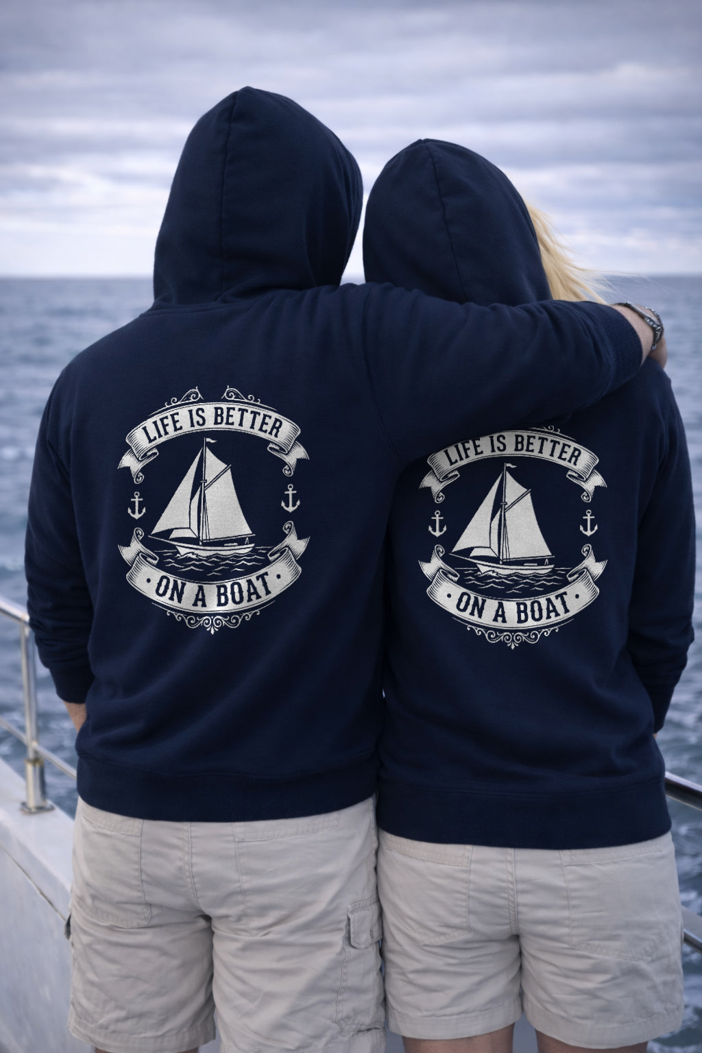 Life Is Better On A Boat Vintage Hoodie