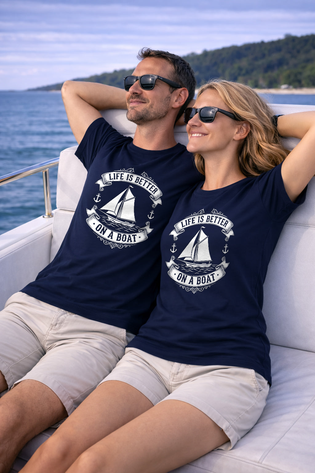 Life Is Better On A Boat Vintage T-Shirt