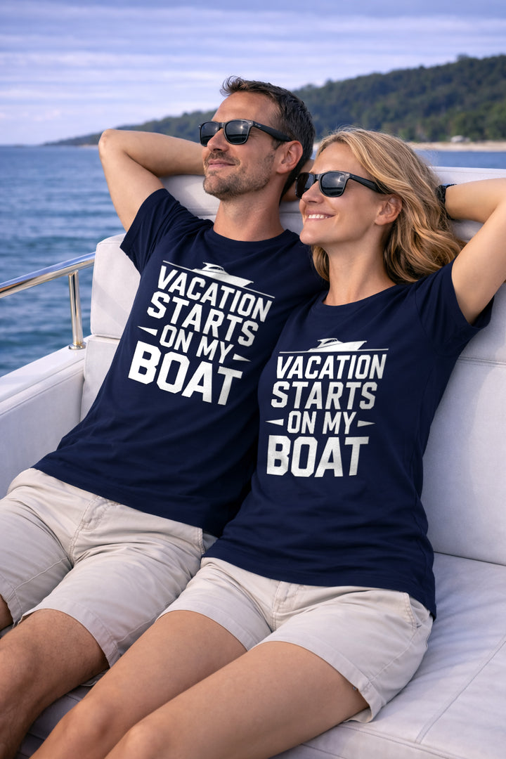 Vacation Starts on My Boat T-Shirt