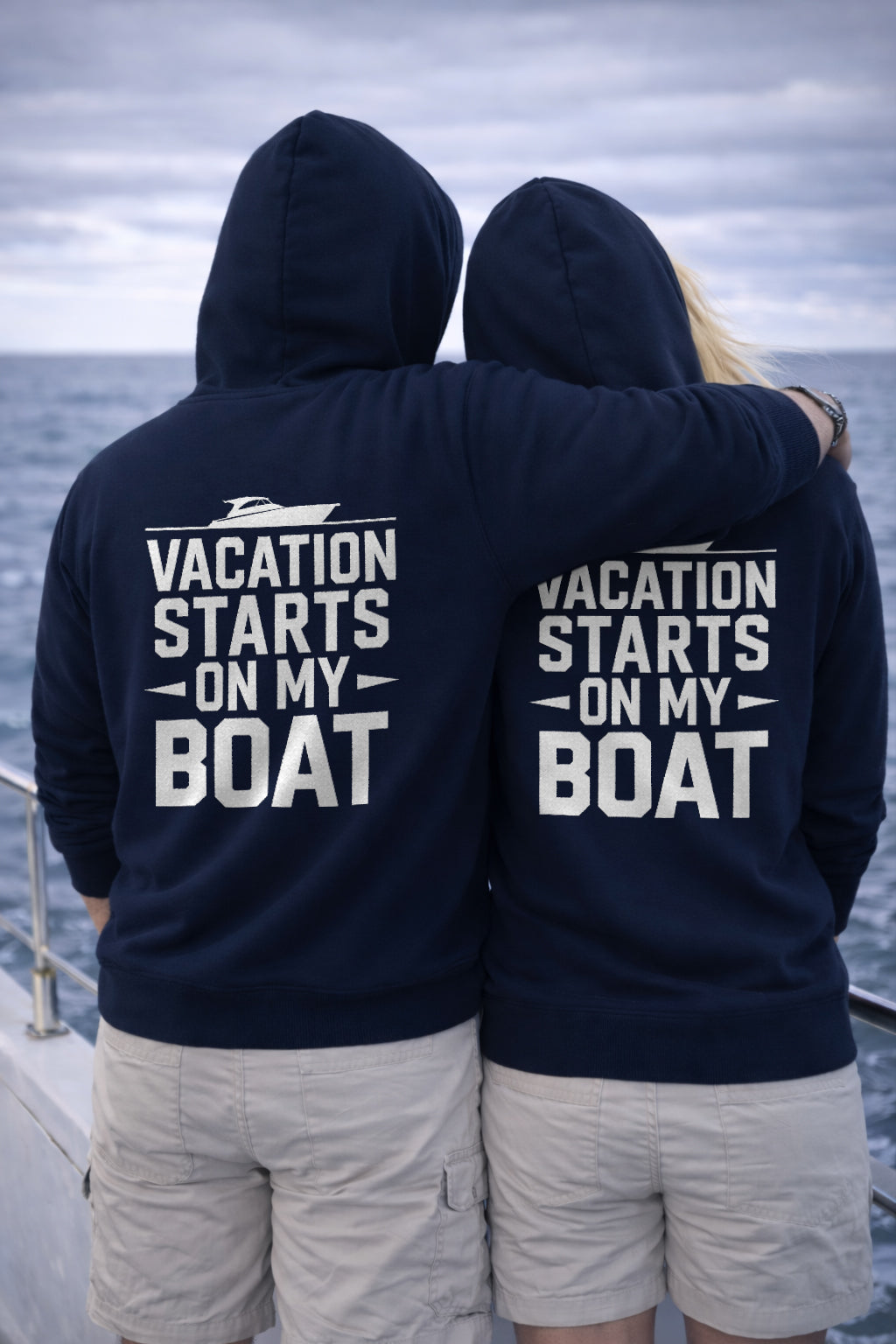 Vacation Starts on My Boat Hoodie