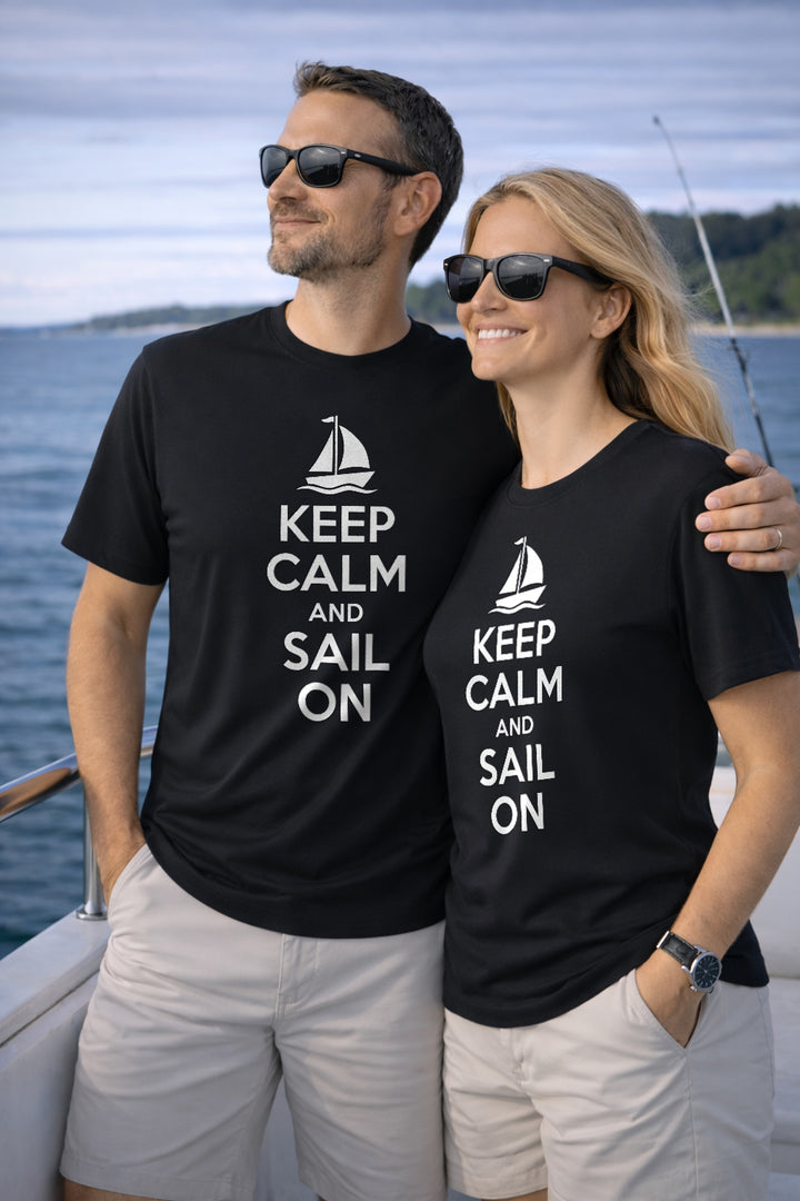 Keep Calm And Sail On T-Shirt