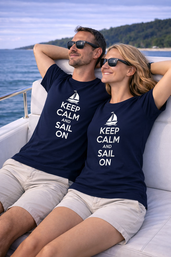 Keep Calm And Sail On T-Shirt